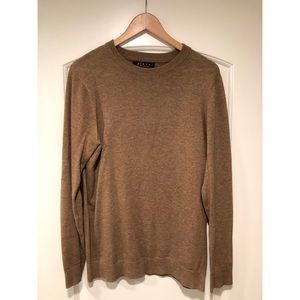 21Men brown sweater.